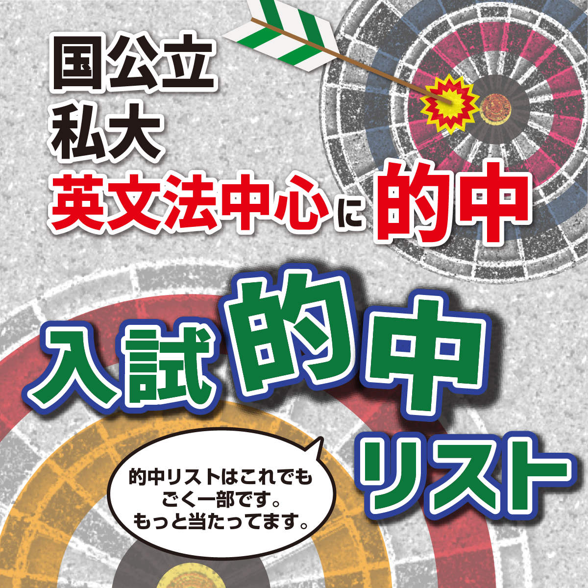 □BUNRI入試問題的中リスト - 文理スクール・キタン文理予備校